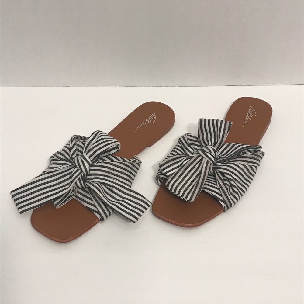 Park lane Bow Flat Sandals - Picture 12 of 12